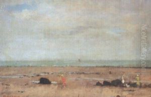 Maree Basse A Villerville by Henri Gervex