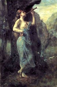 Jeune Fille A La Flute