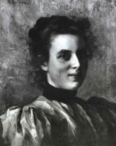 Portrait D'une Jeune Femme Portrait D'une Jeune Femme