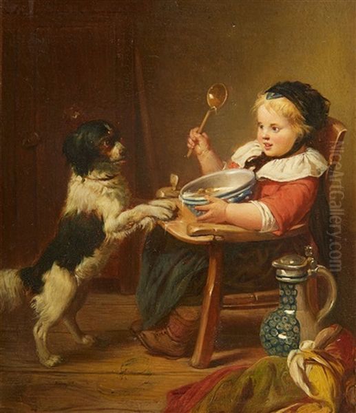 Child With A Dog - view 1