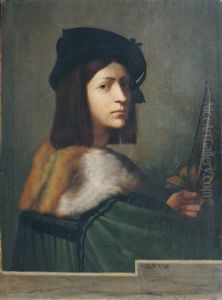 Portrait Of A Young Man by Friedrich Geselschap