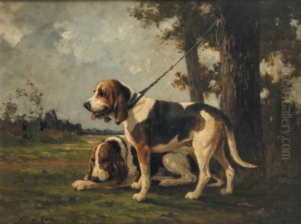 Deux Chiens De Meute - view 1