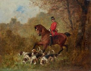 Chasse A Courre by Jean Victor Albert De Gesne