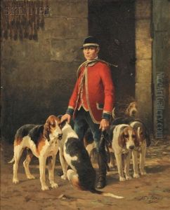 Master Of The Hounds by Jean Victor Albert De Gesne
