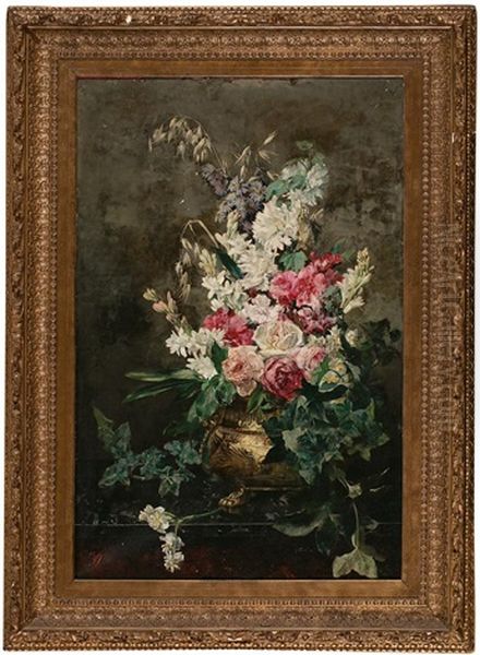 Jarron Con Flores - view 1
