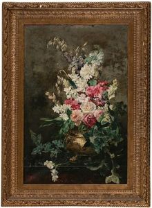 Jarron Con Flores by Sebastian Gessa Y Arias