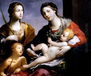 Madonna Con Il Bambino E I Santi Barbara E Giovannino Madonna Con Il Bambino E I Santi Barbara E Giovannino