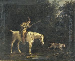 Berittener Jager Mit Hund Berittener Jager Mit Hund