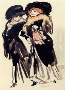 Two Elegant Ladies