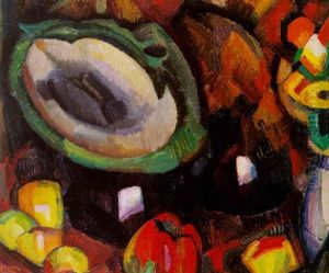 Still Life With Flowers And Fruit