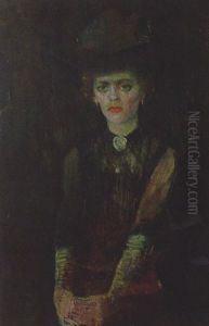 An Elegant Lady With A Hat