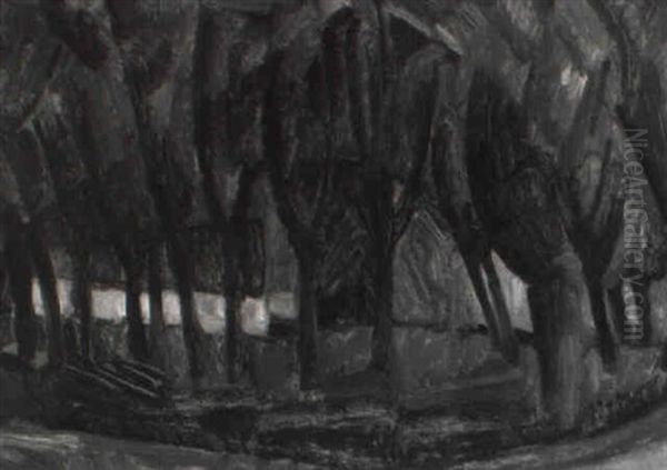 A Farm Behind Trees, Beemster - view 1