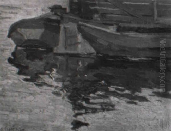 Boats In The Amstel - view 1
