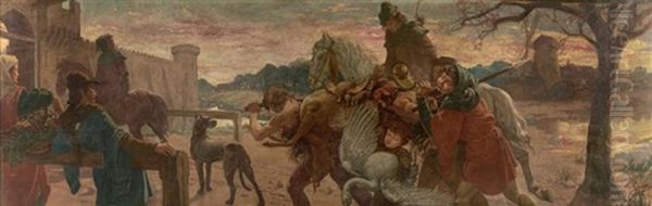 Retour De Chasse Au Moyen Age - view 1
