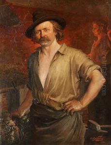 Portrait De Louis Van Boeckel Portrait De Louis Van Boeckel