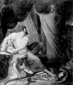 Historische Szene (dante Und Heinrich Vii?) by Leonhard Gey