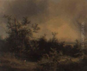 Fluslandschaft Mit Reiher