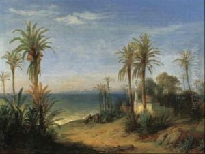 Moschee An Der Afrikanischen Kuste