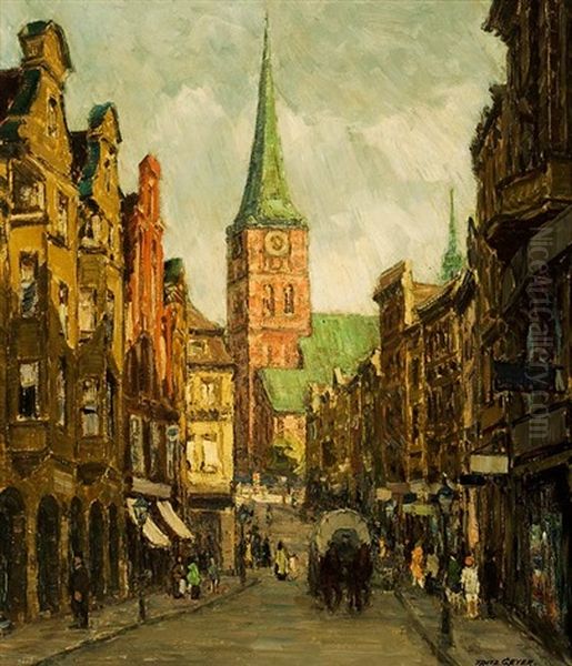 Strasenbild Aus Lubeck - view 1