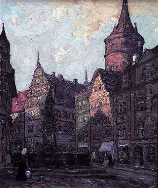 Am Markt In Kitzingen A.m. (abendsonne) - view 1