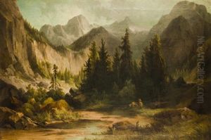 Alpenlandschaft by Georg Geyer