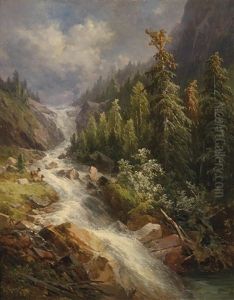Stalbachfall Am Grundlsee Steyamark