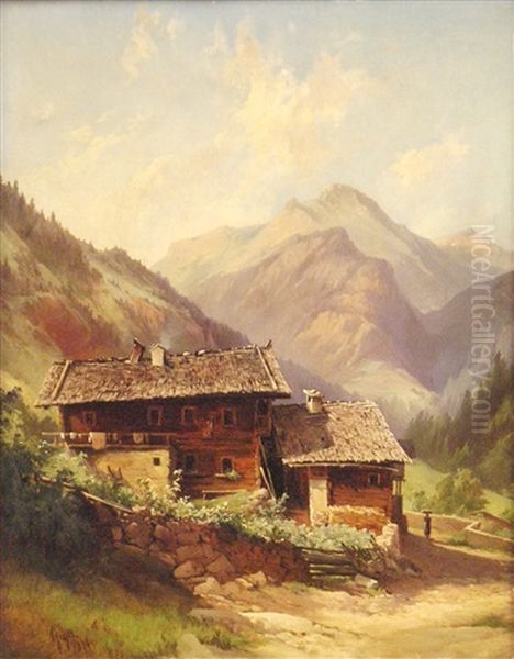 Bauernhof In Den Alpen - view 1
