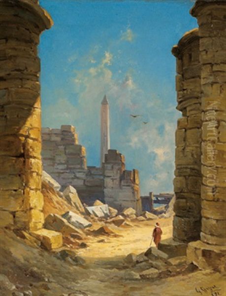 Ruinen In Karnak - view 1