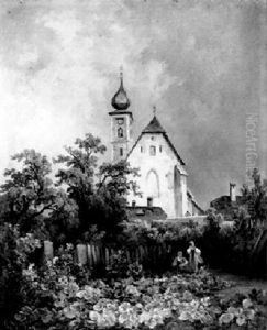 Motiv Aus Grodming, Steyermark by Georg Geyer