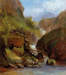 Muhle Am Bergbach by Georg Geyer
