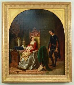 Mother Holding Her Sleeping Child by Johann Geyer