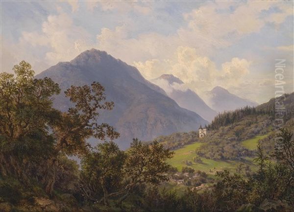 Calvarienberg Und Kirche Bei Ischl - view 1