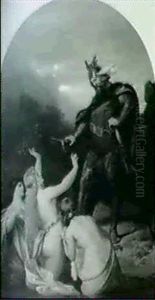 Parsifal And The Rhine Maidens by Rudolf Geyling