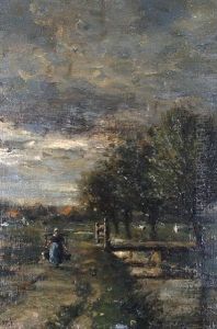 The Milkmaid's Return by Adriaan Marinus Geyp