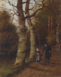 The Little Saleswoman by Adriaan Marinus Geyp