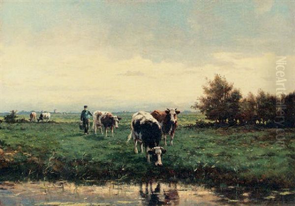 Cows In A Meadow - view 1