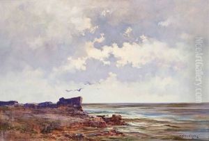 Marina - Bordighera by Cesare Gheduzzi