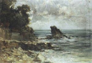 Paesaggio Costiero Ligure by Cesare Gheduzzi