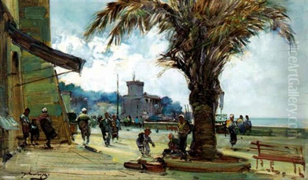 Uferpromenade Bei Rapello - view 1