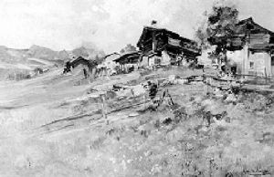 Casolari In Valle D'aosta by Cesare Gheduzzi