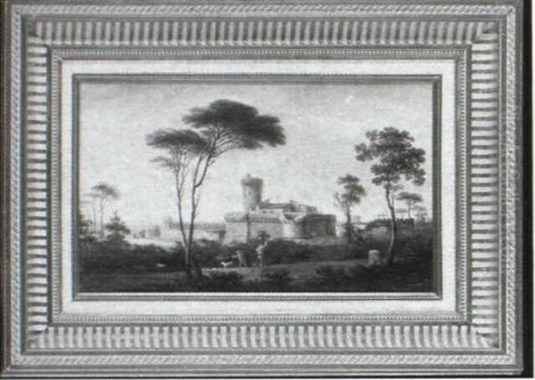 Rome, The Old Fort At Ostia - view 1