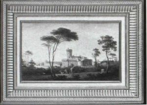 Rome, The Old Fort At Ostia by Giuseppe Gherardi