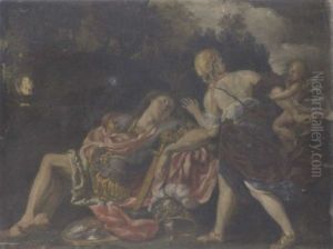 Tancred And Erminia by Alessandro Gherardini