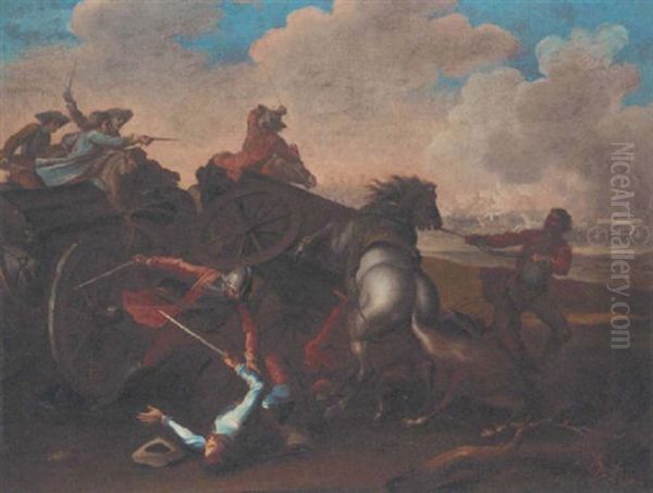 A Cavalry Attack - view 1