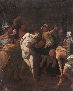 The Flagellation by Melchiorre Gherardini