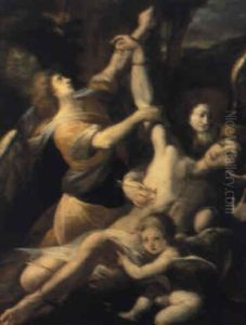 San Sebastiano Curato Dagli Angeli by Melchiorre Gherardini