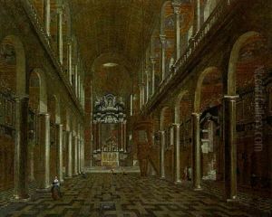 Interieur De L'eglise Des Jesuites A Anvers