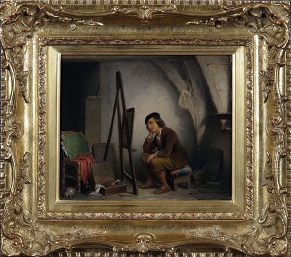Le Peintre Dans Son Atelier - view 1