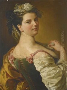 Portrait Of A Young Girl As A Shepherdess Portrait Of A Young Girl As A Shepherdess