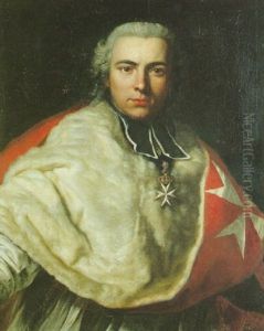 Portrait De Claude Jobert, Chevalier De Malte, Commandeur D'esnouveau, Chancellier Du Grand Prieure De Champagne
